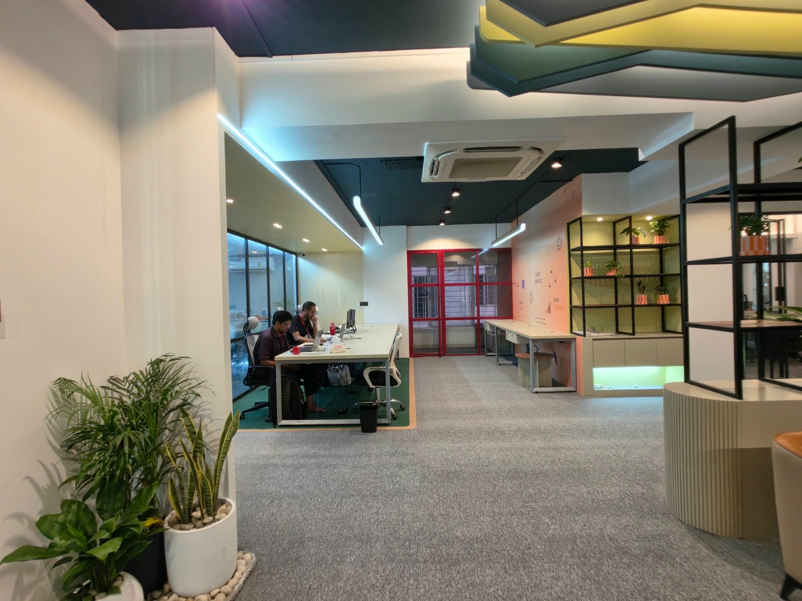 Bright open area inside the IMPIT office